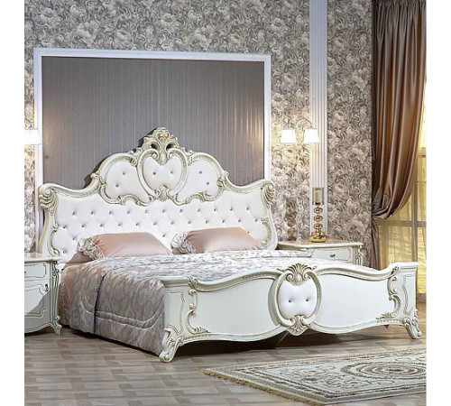 Кровать Лорена (крем) 1800х2000