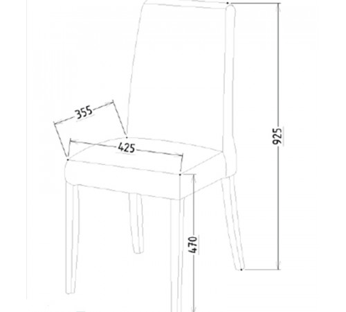 Обеденный стул для гостиной Карлино (Carlino) CARL-16-01