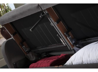 Трехместный Диван-кровать Flexy Флекси (темно-серый)