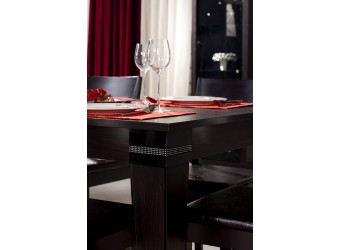 Раскладной обеденный стол для гостиной Мира MIRA-04 венге