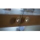 Двухстворчатый шкаф витрина для посуды с подсветкой в гостиную Седеф SEDF-13