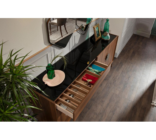 Длинный комод для посуды в гостиную Лорен (Loren) LORE-10