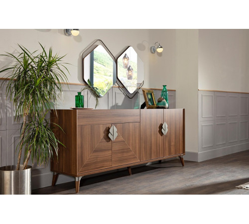 Длинный комод для посуды в гостиную Лорен (Loren) LORE-10