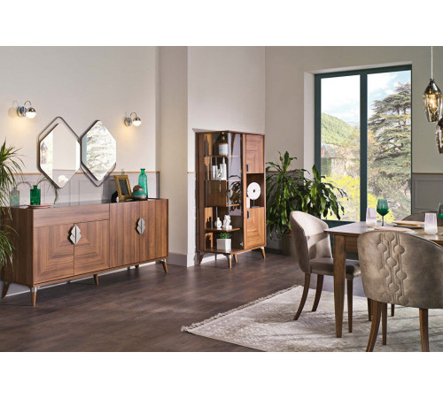 Длинный комод для посуды в гостиную Лорен (Loren) LORE-10