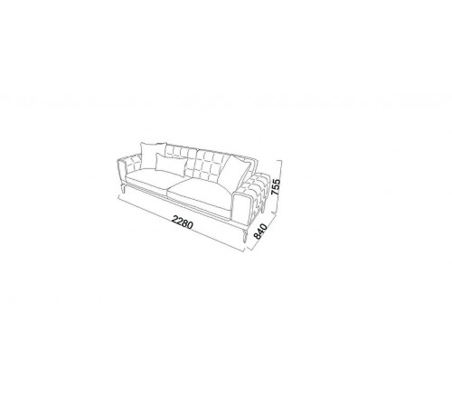 Трехместный диван Маркони (Marcony) Беллона