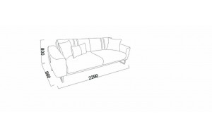 Трехместный диван-кровать Миранте (Mirante) MINT-03