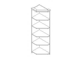 Угловой стеллаж Диана DIAN-32