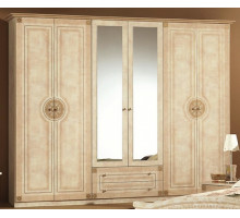 Шестистворчатый шкаф Рома (беж)