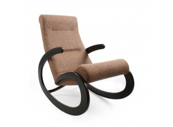 Кресло-качалка Комфорт № 1 из дерева с ортопедической спинкой сборно-разборное 