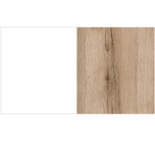 Шкаф для одежды 800 Вега Скандинавия (глянец, белый + дуб каньон)