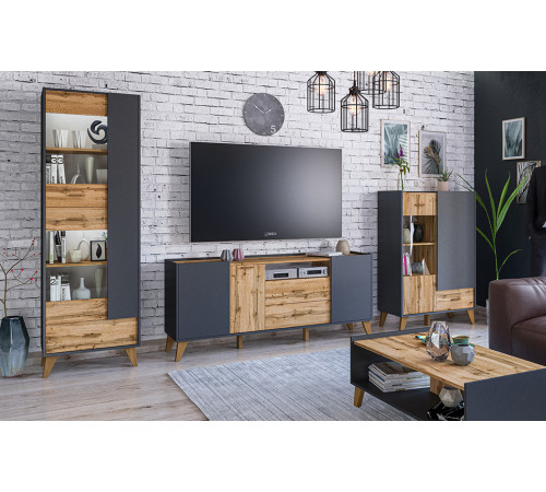 Гостиная Сканди 3 графит