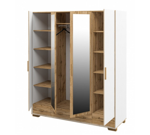 Шкаф для одежды четырехстворчатый Сканди МН-036-34