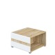 Модульная мебель для гостиной Леонардо белый полуглянец композиция 3
