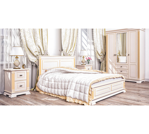 Двуспальная кровать  Афина МН-222-12