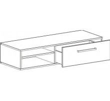 Низкая тумба под телевизор Кёльн-1220 Белый Аляска