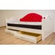 Односпальная кровать Арабелла MUR-116-01 с выдвижными ящиками