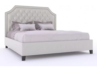 Двуспальная кровать Лоренцо MUR-IK-LOREN с мягкой спинкой