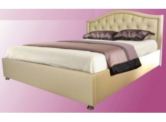Двуспальная кровать Жанна MUR-IK-JANNA с мягкой спинкой