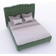Односпальная кровать Беатрис MUR-IK-BEAT с мягкой спинкой