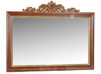 Зеркало «Альба 18» П485.18к (палисандр с золочением)
