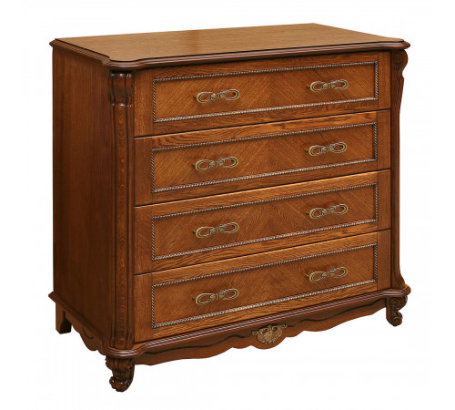 Бельевой комод для спальни Алези П349.04 (античная бронза)