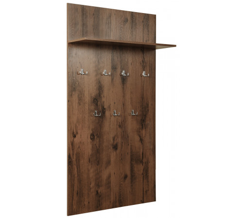 Вешалка «Монако» П542.04 (дуб саттер/белый глянец)