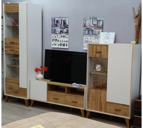 Распродажа с экспозиции Шкаф комбинированный Сканди МН-036-10