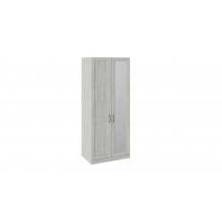 Шкаф для одежды с 1 глухой и 1 зеркальной дверью левый «Кантри» (Винтерберг) СМ-308.07.021L