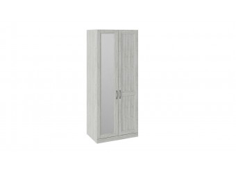 Шкаф для одежды с 1 глухой и 1 зеркальной дверью правый «Кантри» (Винтерберг) СМ-308.07.021R