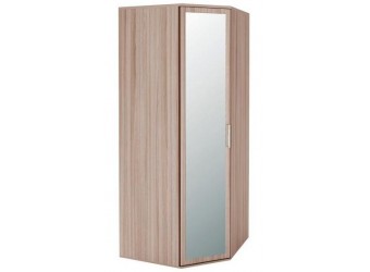Угловой шкаф для одежды с зеркалом Розали 96.09 левый