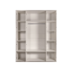 Четырехстворчатый шкаф для одежды с зеркалом и ящиками Богемия Фарфале (Bogemia Farfalle) БМШ1/41 (Fа)