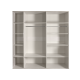 Пятистворчатый шкаф для одежды с ящиками и зеркалами Богемия Фарфале (Bogemia Farfalle) БМШ1/51 (Fа)