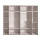 Шестистворчатый шкаф для одежды с ящиками и зеркалами Богемия Фарфале (Bogemia Farfalle) БМШ1/61 (Fа)
