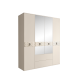 Четырехстворчатый шкаф для одежды с зеркалом и ящиками Богемия Фарфале (Bogemia Farfalle) БМШ1/41 (Fа)