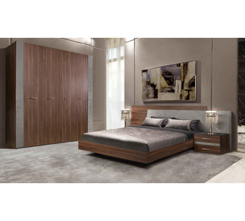 Спальня Челси Элеганс 2 (орех каннеро, серый)