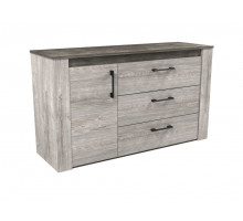 Комод  Денвер Риббек серый