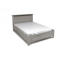 Кровать 1200  Денвер Риббек серый